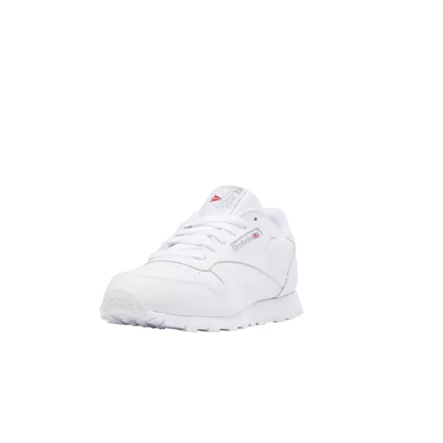 Reebok Boy's Classic Leather Sneaker, White-2,  Grade School 50150