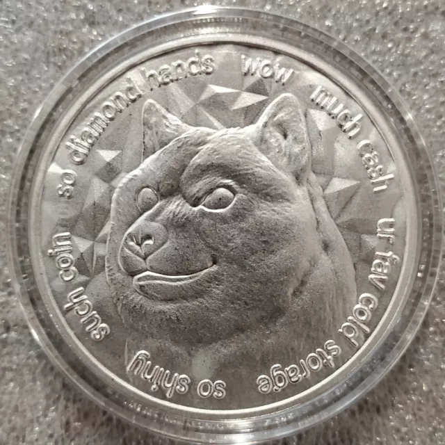 2021 Dogecoin 1 oz .999 fine silver commemorative Limited Original xrp doge