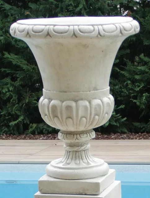 Vase Amphore Schale Pflanzgefäß Kübel Steinvase Gartendekoration Marmor Art.183