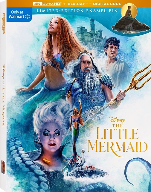 THE LITTLE MERMAID Live Action (2023) Walmart (4K Ultra HD) SAME DAY