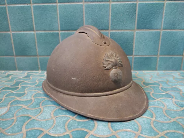 Casque Adrian WW1 Armée Française 14-18 Bleu Horizon Infanterie