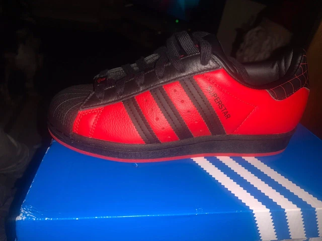 adidas gazelle silver green womens Shameik Moore Autographed Adidas Marvel's Spider-Man: Miles Morales  Superstar Shoes