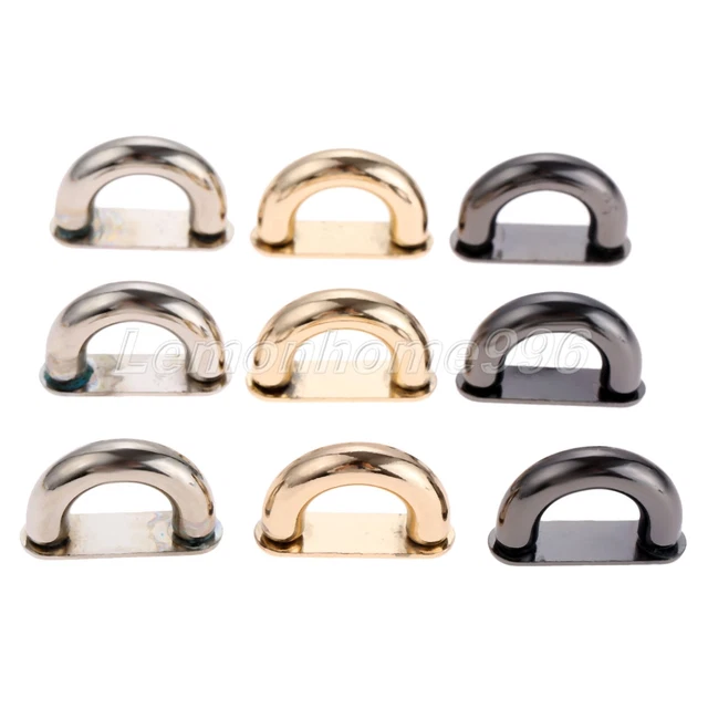 Repair Leather Bag Arch Bridge Connector Hanger D-Ring Buckle DIY Craft Hardware