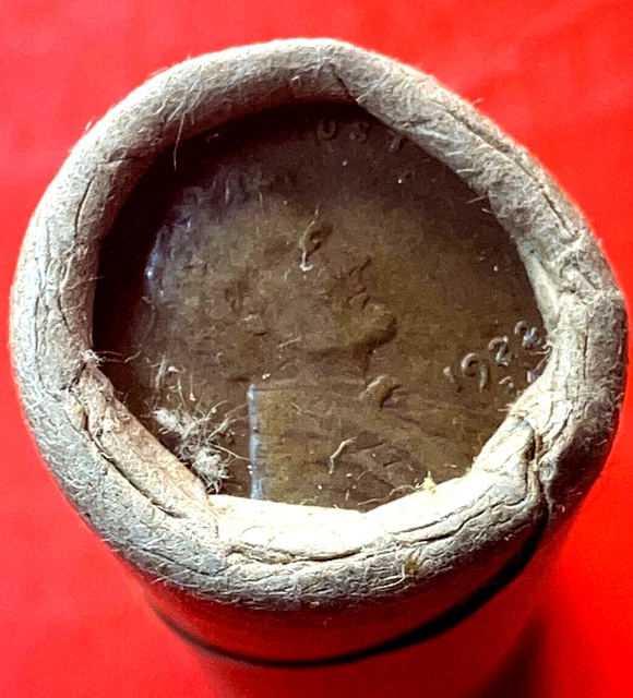 Old Roll Lincoln Wheat Cent Penny 1909 Vdb / 1922-D Ends In San Francisco Wrap!!