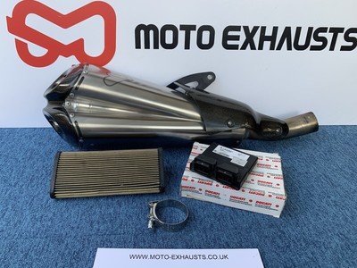 DUCATI Diavel 2011-2014 SCARICO TERMIGNONI SLIP ON Inc Plug in & AIR FILTER 