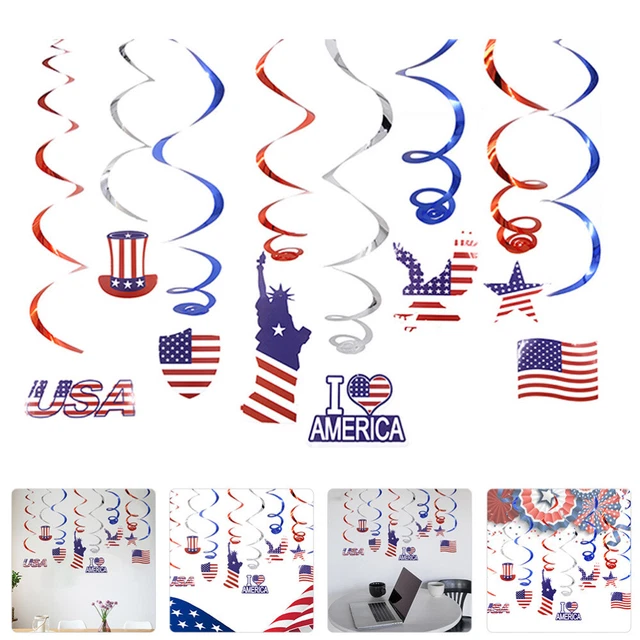 Runmeihe Lot De 24 Serpentins En Spirale à Suspendre Pour