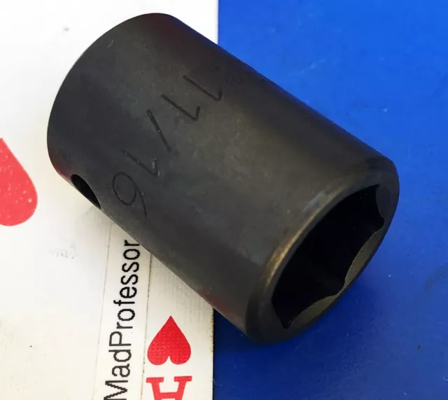 Proto tools USA 1/2" drive SAE 11/16" Shallow Impact 6-point Socket wrench NEW