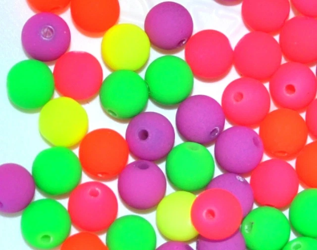 En Gros 1000 Pièces Acrylique Perles, Rond, 8 MM, Options pour Couleurs