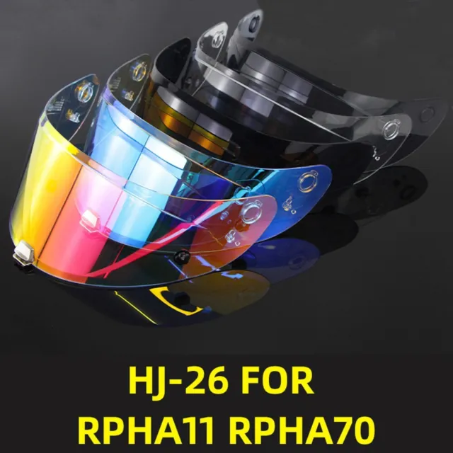 1 Visière Casque Moto for HJC RPHA11 RPHA70 HJ-26 Lentille Anti-uv Night Vision