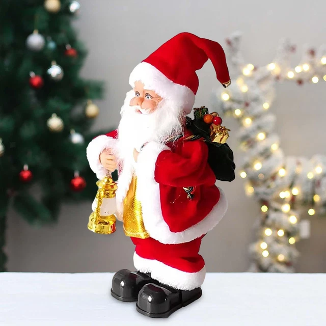 ELECTRIC SANTA TOY Singing and Dancing Christmas Dolls for Desktop