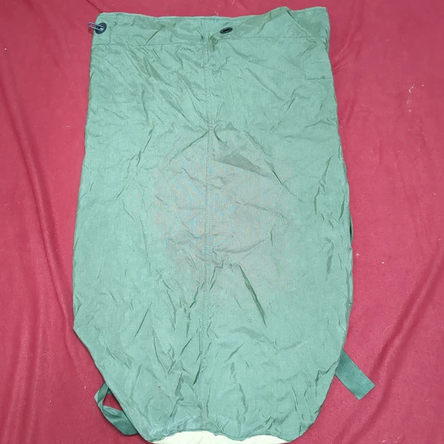 US Military Issue Locking Top Load Nylon Carrying Seabag w Straps Duffle (dfl6)