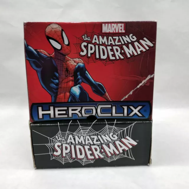 HeroClix - Amazing Spider-Man Gravity Box w/ 20 Figures (Open Box / New Figures)