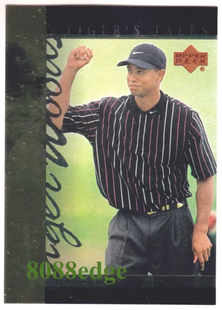 2001 Upper Deck Ud Golf Tiger's Tales: Tiger Woods #Tt25 Rookie Year Rc Insert