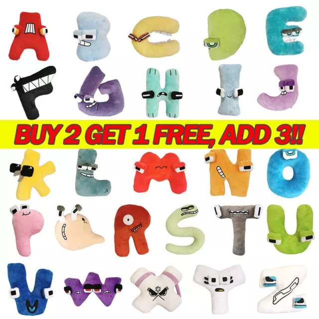 ALPHABET LORE RUSSIAN Letter Plush Toy Pillow For Kids Soft And Cuddly  Learning $14.23 - PicClick AU