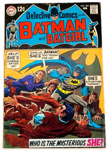 Detective Comics #384 (1968) / Fn / Batman Batgirl Silver Age Dc Comics