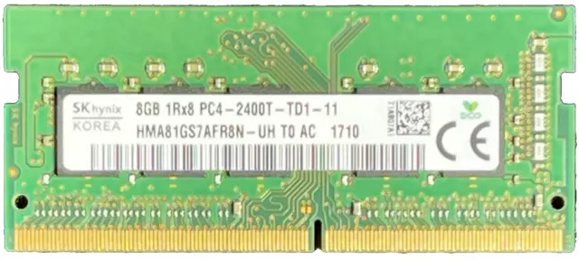 Hynix 8GB PC4-19200 ECC Sodimm HMA81GS7AFR8N-UH Serveur Mémoire RAM