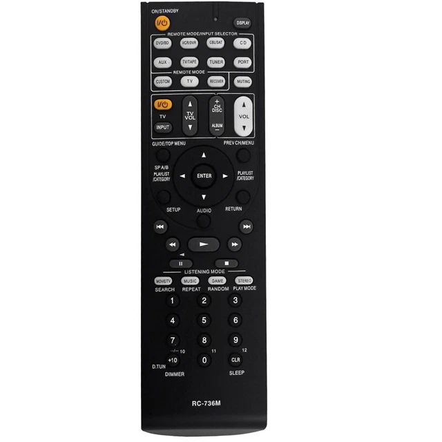Telecomando di ricambio RC-1170 adatto per sistema ricevitore AV