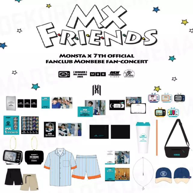 MONSTA X 2023 Fan-Con MX FRIENDS Official MD Authentic K-POP Goods