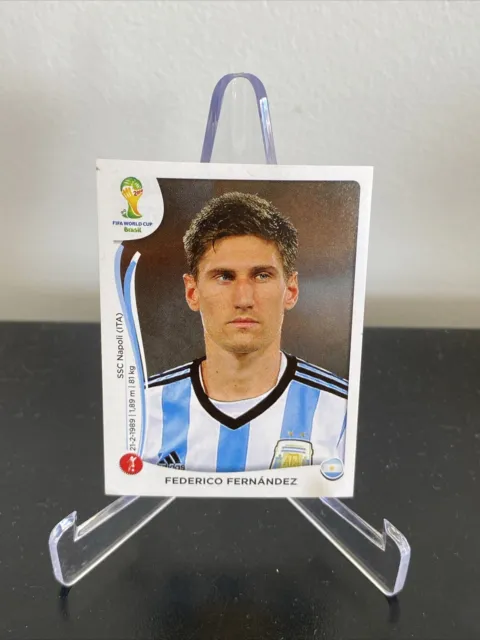 #417 FEDERICO FERNÁNDEZ 🇦🇷 | 2014 FIFA World Cup | PANINI Stickers $1. ...