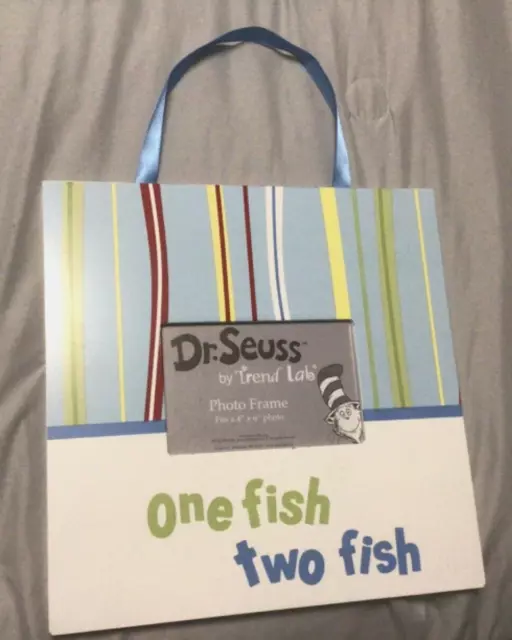 One Fish Two Fish Dr Seuss Photo/Picture Frame Trend Lab 2009     !!!MUST SEE!!!