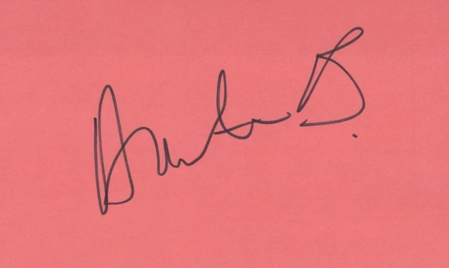 Anita Baker signed 3x5 card Vintage