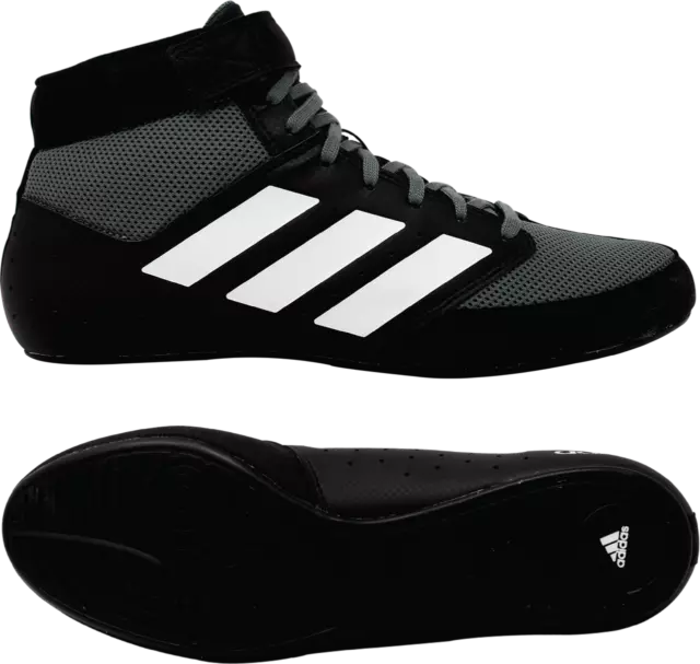 Sale adidas Mat Hog 2.0 Wrestling Boots Low Boxing Shoes Mens 7.5 8