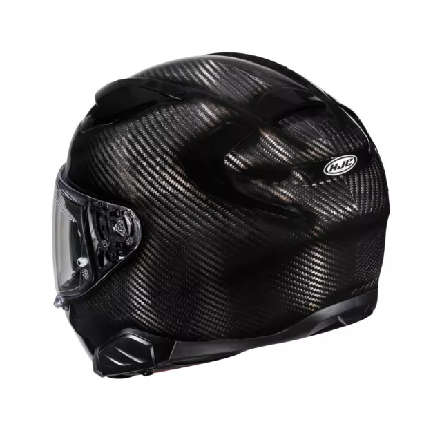 HJC F71 ECE 22.06 DVS Pinlock Carbon Fiber Motorcycle Helmet - Carbon ...