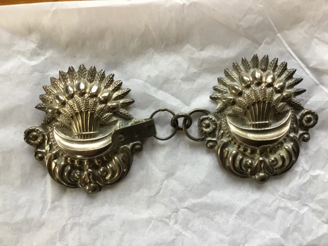 Boutons De Manchettes En Argent Sterling Premier Titre 950/1000 - Occasion Bon état