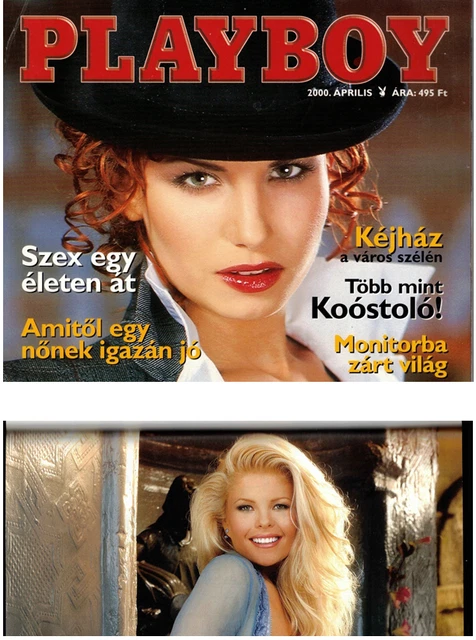 PLAYBOY - HUNGARY - Apr 2000 - Alexa Eordogh & Rebecca Scott - Rare