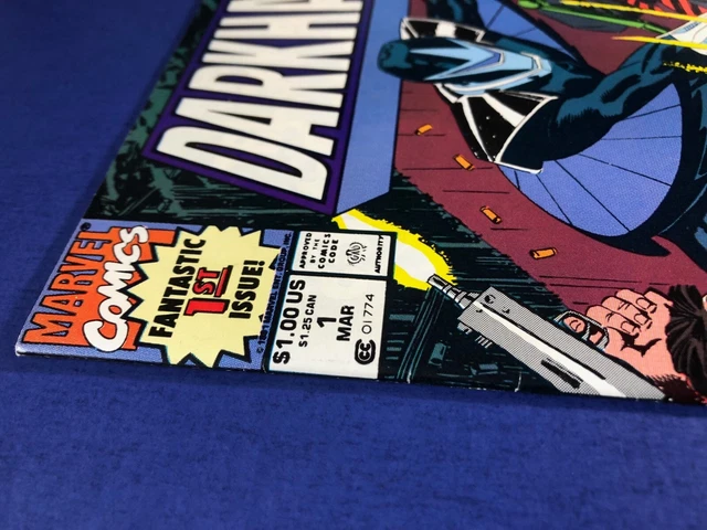DARKHAWK # 1 (1991, Vol 1, Marvel) NEWSSTAND 1st Full App/ORIGIN Darkhawk VF/NM 5
