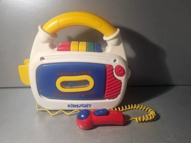 Rare Vintage Kidspirit Sing-a-long Cassette Recorder