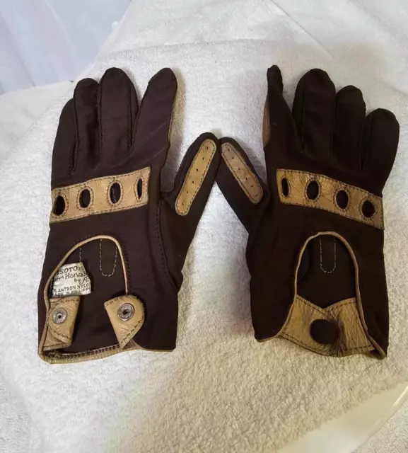 Isotoner Driving Gloves For Hands Beautiful By Aris One Size nylon spandex brown