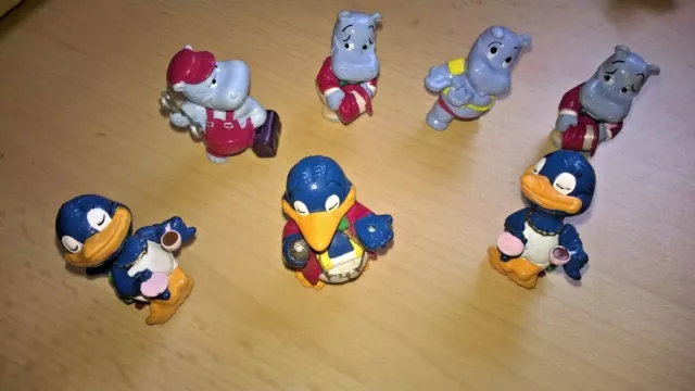 Seltene Ü-Ei Figuren Happy Hippos und Pinguine