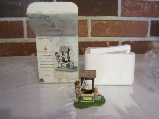 1998 Department 56 Seasons Bay Ceramic #53309--I'm Wishing--New In Box