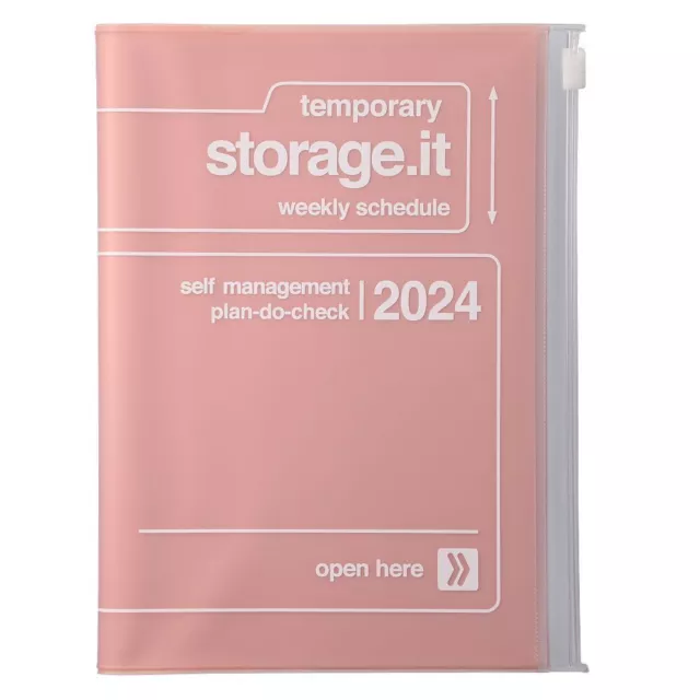 MARK'S 2023/2024 Taschenkalender B6 vertikal, Storage it, Pink | Kalender | 2024