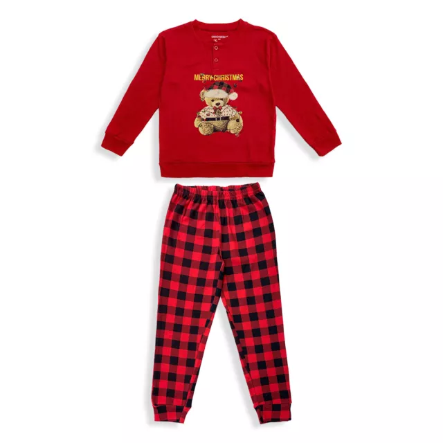 Pyjamas Saison de Noël Enfant Long Bébé Cadeau Noël Coton Chaud Oronero 5775