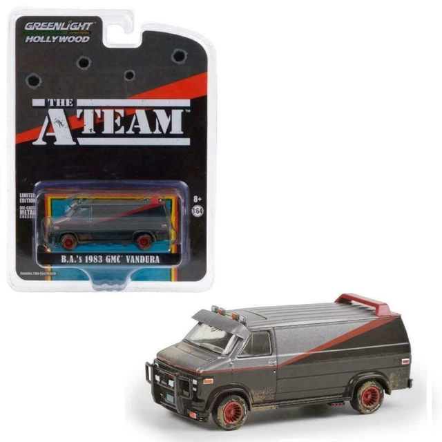 1:24 Schaal Greenlight Collectibles 1:24 A-Team GMC Vandura - Gedetailleerd Miniatuurvoertuig Uit TV-serie (1983) Niet Geschikt Kinderen Onder 14 1:24 Schaal Greenlight Collectibles 1:24 A-Team GMC Vandura - Gedetailleerd Miniatuurvoertuig Uit TV-serie (1983) Niet Geschikt Kinderen Onder 14