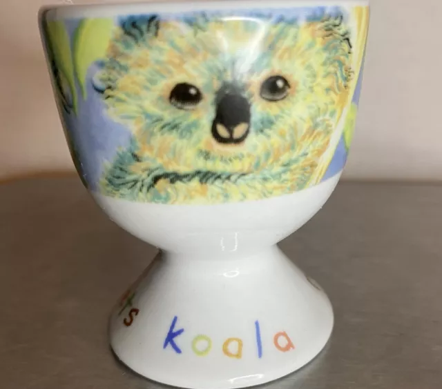 Koala Rainbow Lorikeets Egg Cup Kids' Children's Eggcup Porcelain China Child