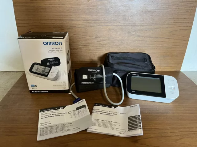 Omron M7 Intelli IT Automatic Upper Arm Blood Pressure Monitor (HEM-7361T-EBK)