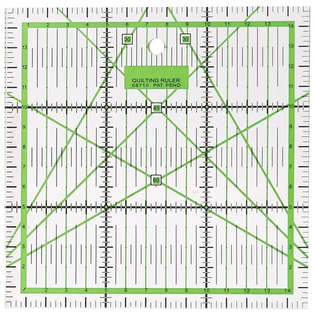 1 pieza Patchwork Cuadrado Regal para Coser Lineal, Color G J7C8