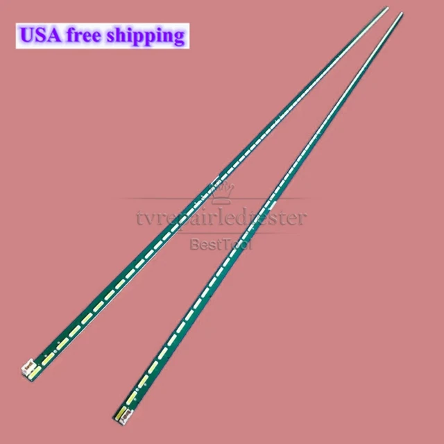 2 LED Backlight Strips For LG 65UH6030 65UH6150 65UF6800 TVs | 6922L-0143A 6916L-2305A