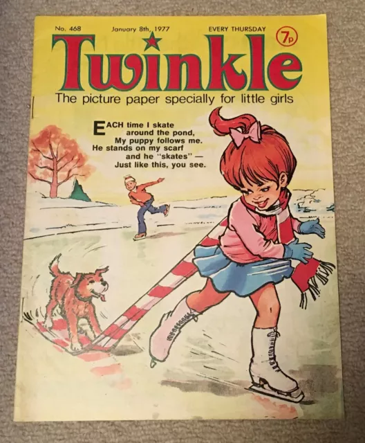 Vintage Comic - Twinkle - Issue No 468 - 8th January 1977  - Great birthday gift