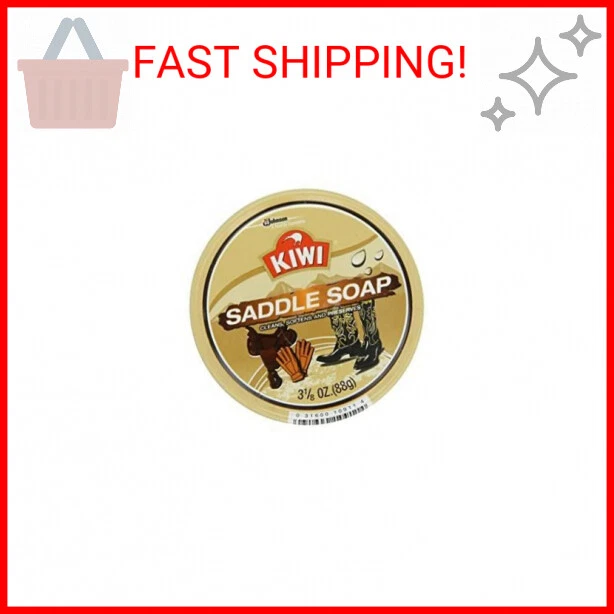 Kiwi Saddle Soap, 3.125 Ounce