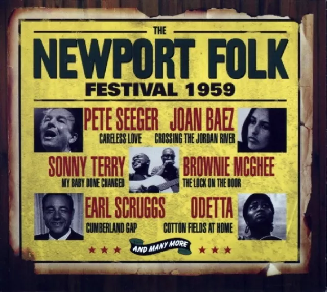 Newport Folk Festival 1959 3-CD NEW SEALED Pete Seeger/Joan Baez/Earl Scruggs+