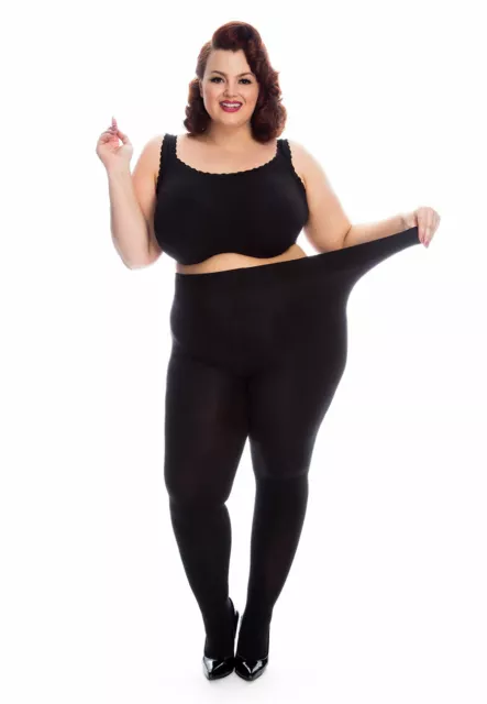 Plus Size Tights 60 Denier Opaque Soft Stretchy Microfibre Extra Large XXXL