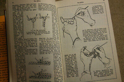 Libro especializado patrón de bordado antiguo hecho a mano bordado ganchillo tejer 1913 reimpresión