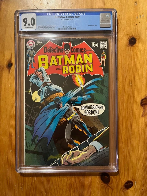 Detective #399 CGC 9.0 VF/NM, OW, Batman, Robin, Neal Adams cover!