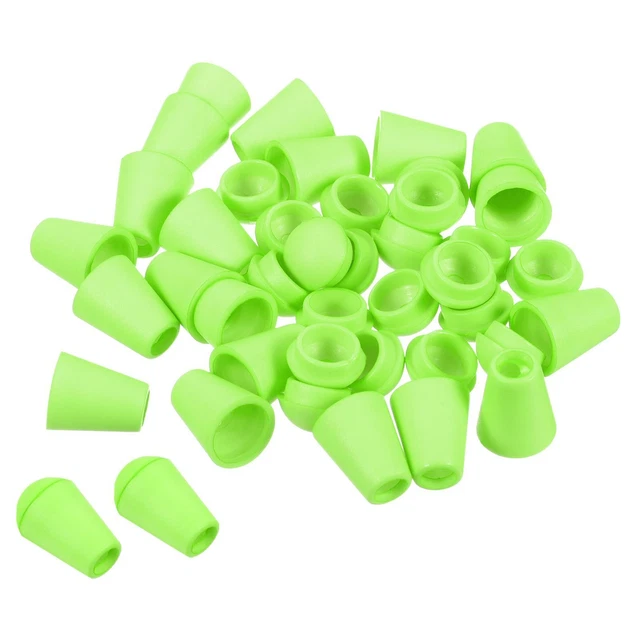 Campana Estremità Tappo, 50pz Corda Corda Blocco per Coulisse Borsa, Verde