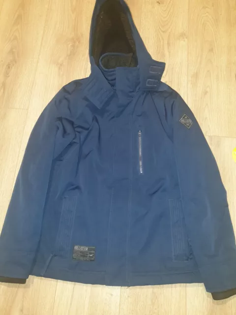HOLLISTER JACKET All Weather Collection Casual Mod Terrace dark blue size  small £24.99 - PicClick UK