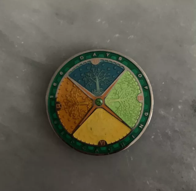 Geocoin- Geo achievement Coin For 366 Days Continuous Caching Unactivated
